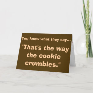 Cookieがグリーティングカードをクラムにする方法 カード