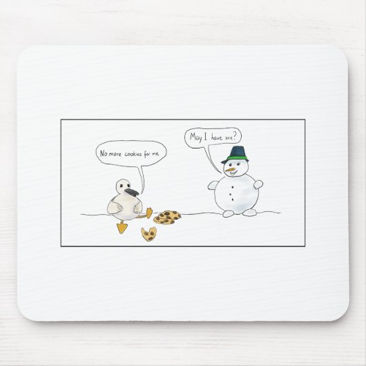 Cookieが多すぎる マウスパッド (正面)