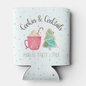 Cookieとカクテルおもしろいクリスマスパーティーの特典 缶クーラー (裏面)