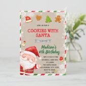 Cookieとサンタパーティの招待状 招待状 (スタンド正面)