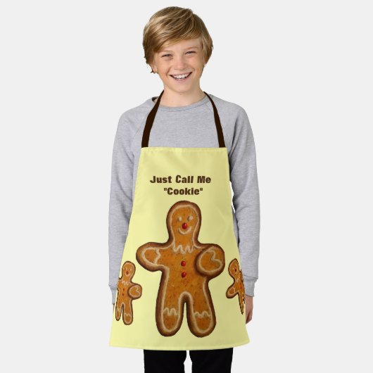 Cookieと呼ぶ エプロン (着用した状態)