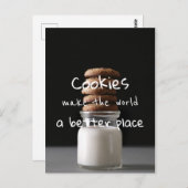 Cookieにより世界をより良い場所にする/写真 ポストカード (正面/裏面)