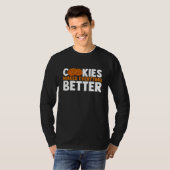 Cookieにより、チョコレートチップベーキングが向上 Tシャツ (正面フル)