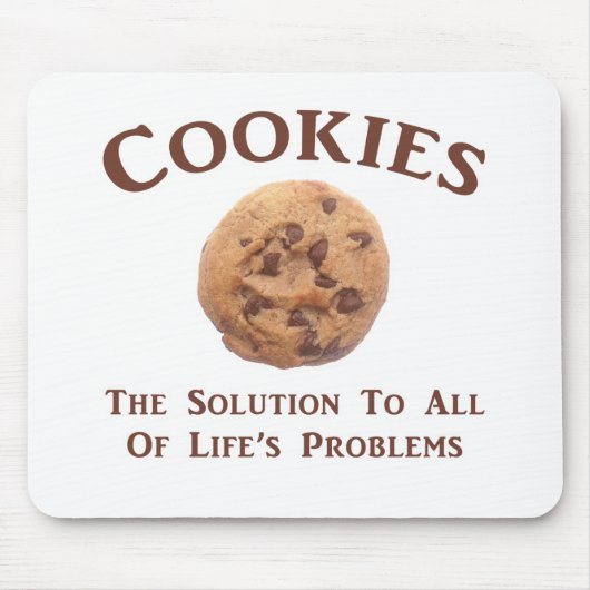 Cookieによる問題の解決 マウスパッド (正面)