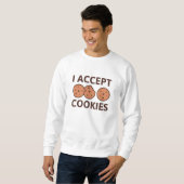 Cookieに同意する スウェットシャツ (正面フル)