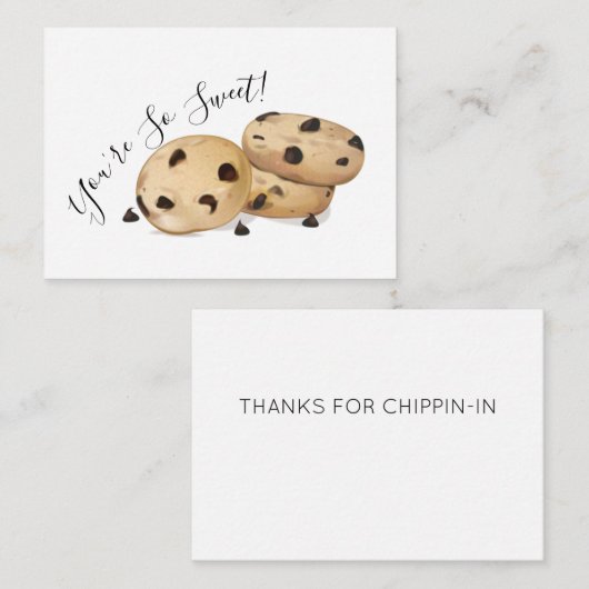 Cookieに感謝 ノートカード (正面/裏面)