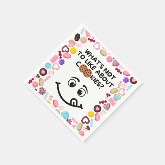 Cookieに関して好ましくないもの スタンダードカクテルナプキン (角)