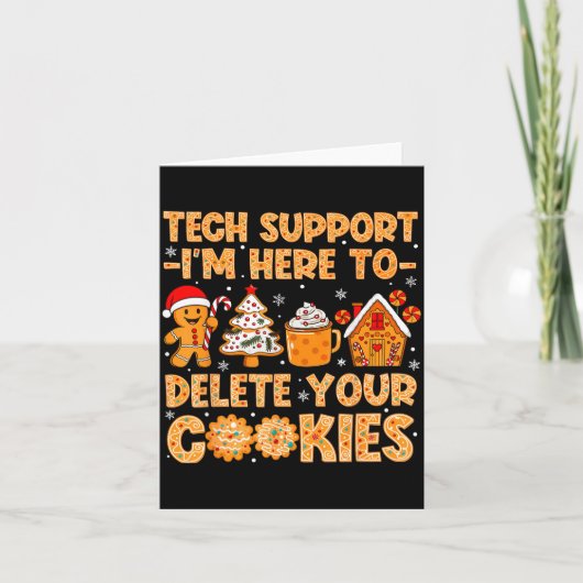 Cookieのサポート技術 私はここから削除します カード (正面)