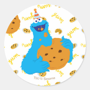 Cookieのパーティーパターン ラウンドシール