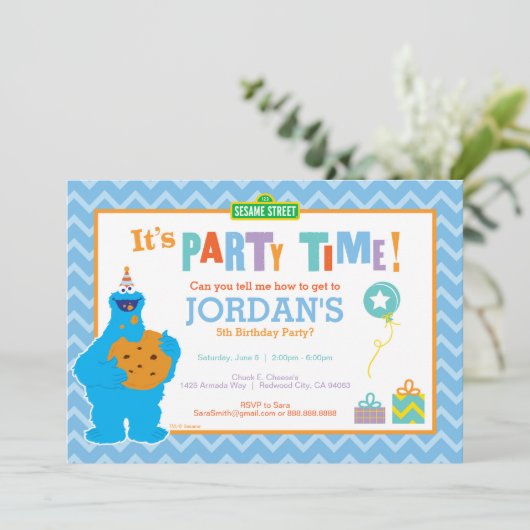 Cookieのパーティー 招待状 (スタンド正面)