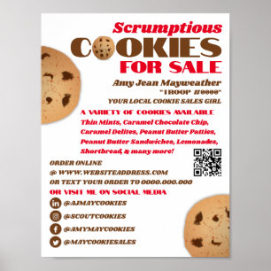 Cookieのロゴ、Cookieの販売資金調達 ポスター