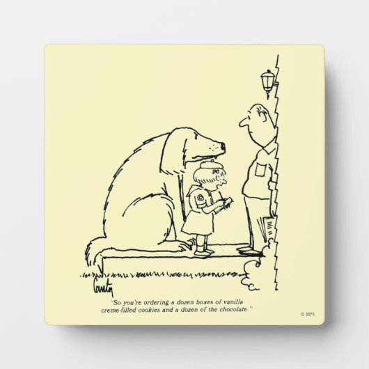 Cookieの並べ替え フォトプラーク (正面)