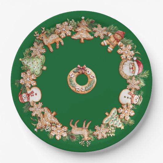 Cookieの交換 ペーパープレート (正面)