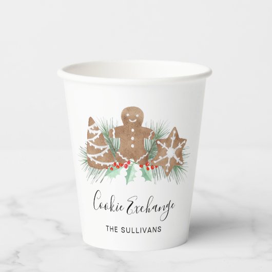 Cookieの交換 紙コップ (正面)