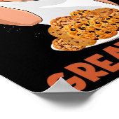 Cookieの再素晴らし作成おもしろいトランプクリスマスGr ポスター (角)