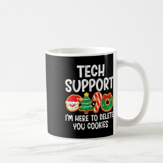 Cookieの削除に関するChristmas Techサポートクリスマス コーヒーマグカップ (右)