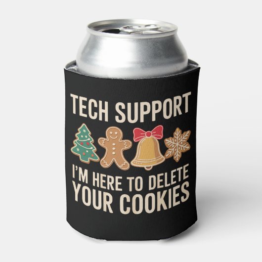 Cookieの削除に関するChristmas Techサポートクリスマス 缶クーラー (缶正面)