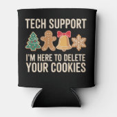 Cookieの削除に関するChristmas Techサポートクリスマス 缶クーラー (正面)