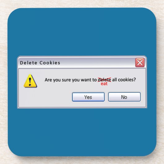 Cookieの削除 コースター (正面)