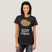 Cookieの受け入れフロントエンド開発者くもの巣デザイナー Tシャツ (正面フル)