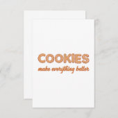 Cookieの品質が向上 サンキューカード (正面/裏面)