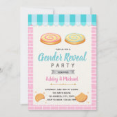 Cookieの性別表示パーティの招待状 招待状 (正面)