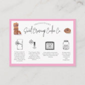 Cookieの指気に示 名刺 (正面)