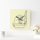 Cookieの注文 スクエア壁時計 (ホーム)