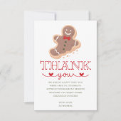 Cookieの飾パーティーサンキューカード 招待状 (正面)