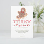 Cookieの飾パーティーサンキューカード 招待状 (スタンド正面)