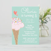 Cookieの飾誕生日パーティーへの招待 招待状 (スタンド正面)