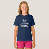 CookieのMm要素の周期 Tシャツ (正面フル)