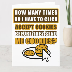 Cookieを受け入れる必要があクリックる回数 サンキューカード