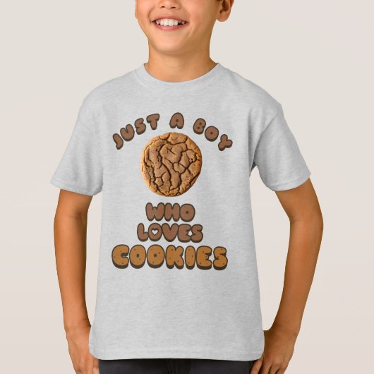 Cookieを愛する少年 Tシャツ (正面)