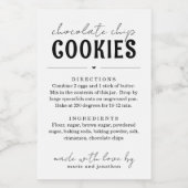 CookieをJARギフトにミックス フードラベル (シングルラベル)