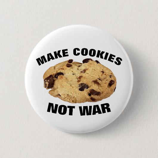 COOKIEをWARボタンから削除 缶バッジ (正面)