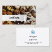 Cookieカスタマイズ可能な食品クローズアップビジネスカード 名刺 (正面/裏面)