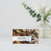 Cookieカスタマイズ可能な食品クローズアップビジネスカード 名刺 (スタンド正面)