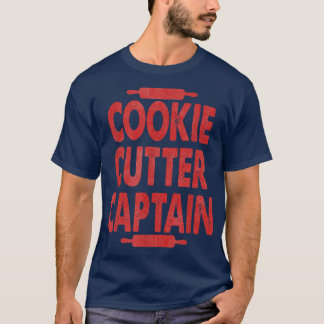Cookieカッターキャプテンおもしろいベーキング(ベーキング値リスト) Tシャツ