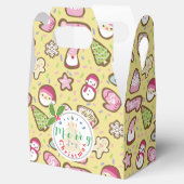 Cookieクリスマスイエロー フェイバーボックス (オープン)