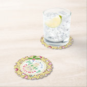 Cookieクリスマスイエロー ペーパーコースター (インサイチュ)