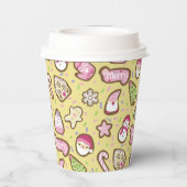 Cookieクリスマスイエロー 紙コップ (裏面)