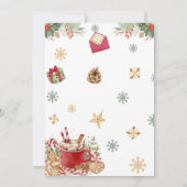 Cookieクリスマスタイムカプセルノートメッセージカード サンキューカード (裏面)