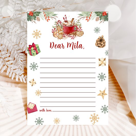 Cookieクリスマスタイムカプセルノートメッセージカード サンキューカード