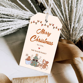 Cookieクリスマスバースデーパーティー ギフトタグ