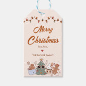 Cookieクリスマスバースデーパーティー ギフトタグ (正面)