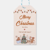 Cookieクリスマスバースデーパーティー ギフトタグ (裏面)