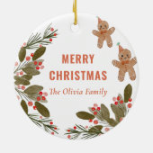 Cookieクリスマスパーティー セラミックオーナメント (裏面)