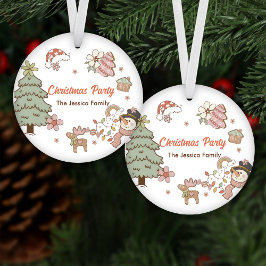 Cookieクリスマスパーティー セラミックオーナメント