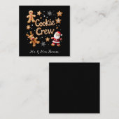 Cookieクルーに参加する究極のクリスマス スクエア名刺 (正面/裏面)
